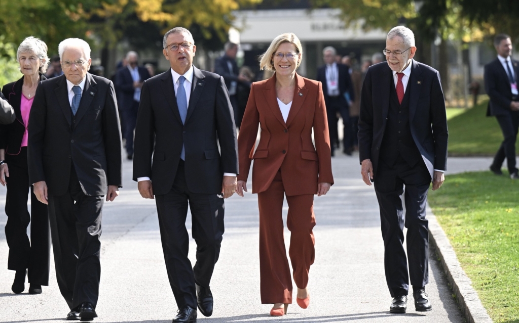 Vabariigi President Ülle Madise Sloveenias Arraiolose grupi riigipeade kohtumisel