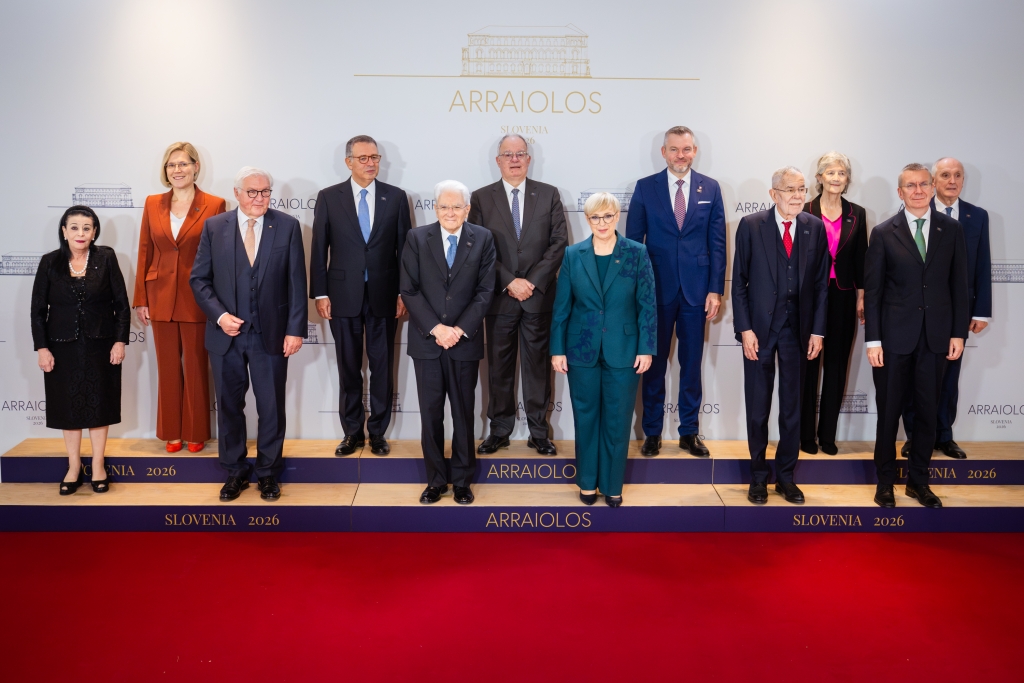 Vabariigi President Ülle Madise Sloveenias Arraiolose grupi riigipeade kohtumisel