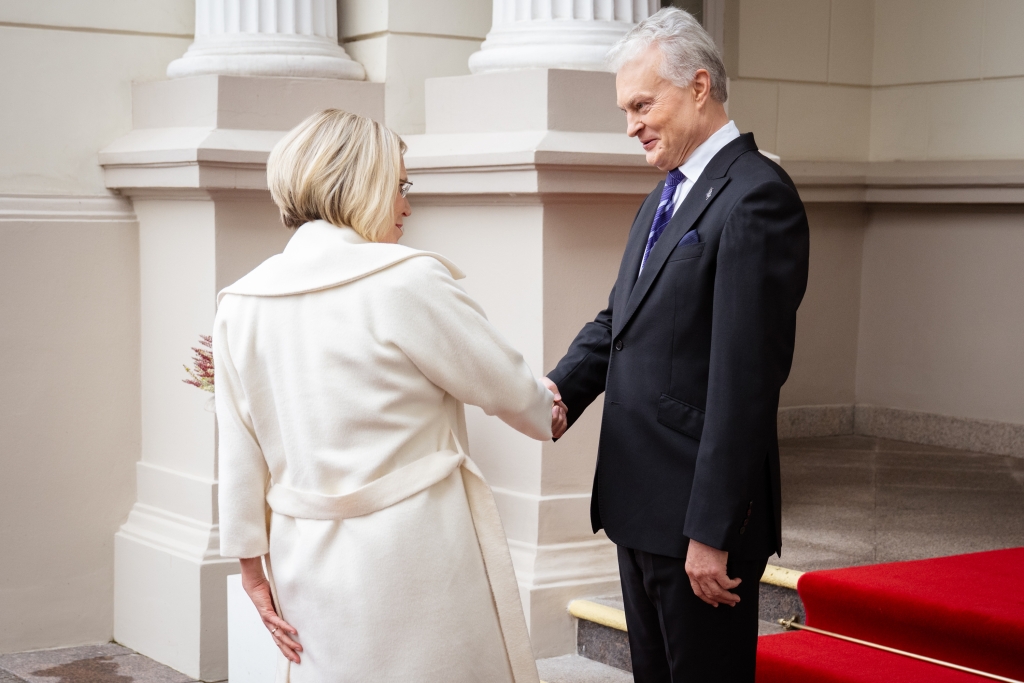 President Ülle Madise kohtus Vilniuses Leedu presidendi Gitanas Nausėdaga