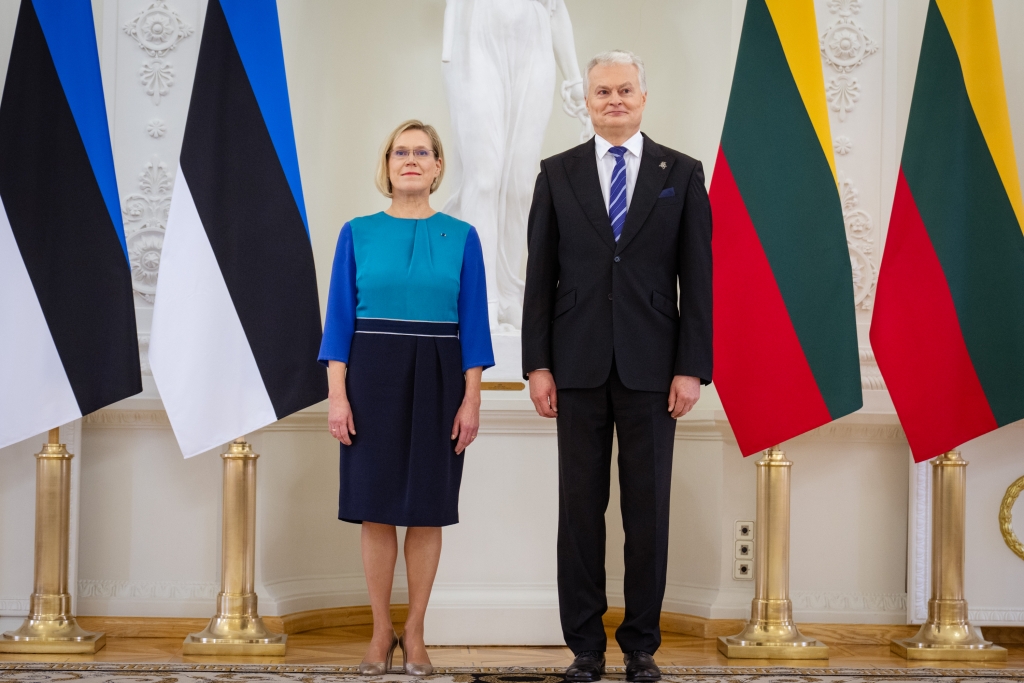 President Ülle Madise kohtus Vilniuses Leedu presidendi Gitanas Nausėdaga