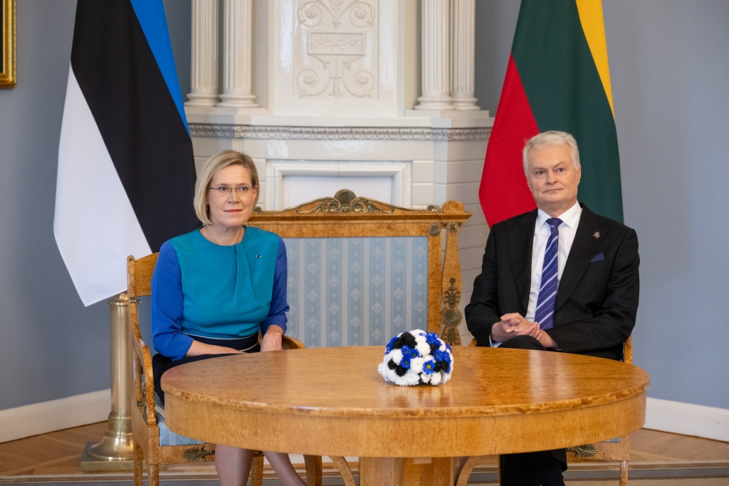 President Ülle Madise kohtus Vilniuses Leedu presidendi Gitanas Nausėdaga