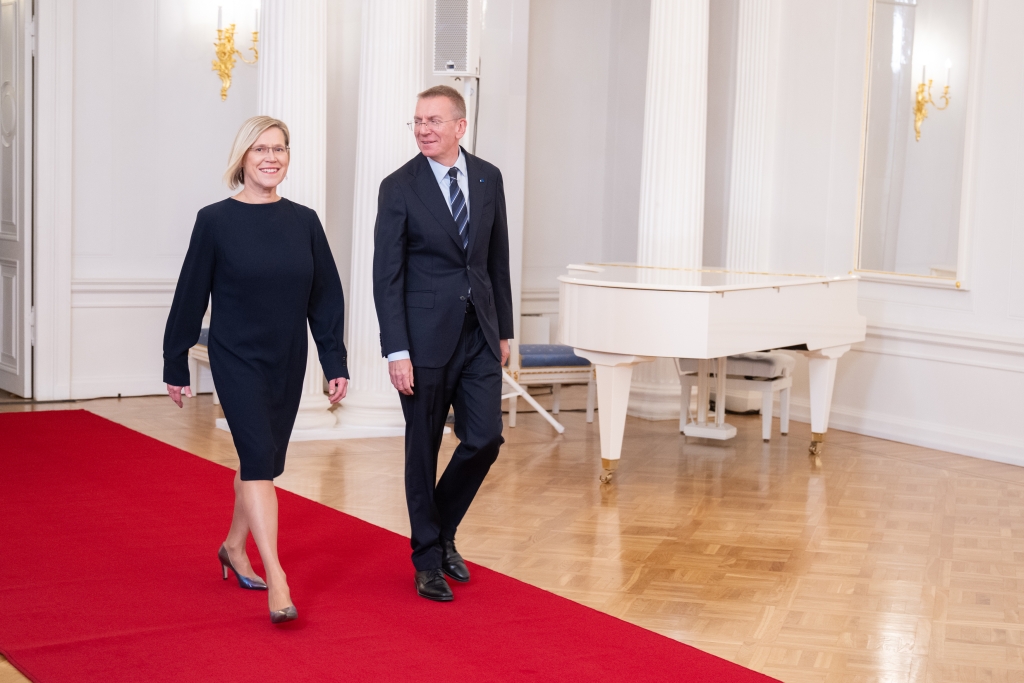 Vabariigi President Ülle Madise kohtus oma ametiaja esimesel välisvisiidil Läti presidendi Edgars Rinkēvičsiga. 