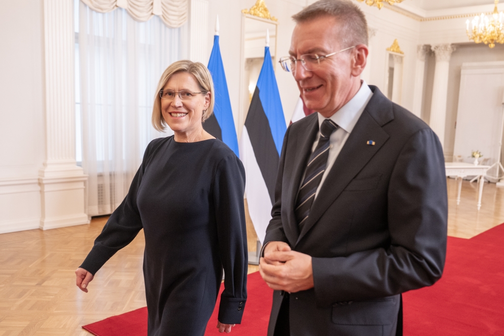 Vabariigi President Ülle Madise kohtus Läti presidendi Edgars Rinkēvičsiga. 