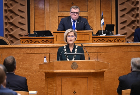 Vabariigi President Ülle Madise: Eesti tulevikku ehitame üheskoos